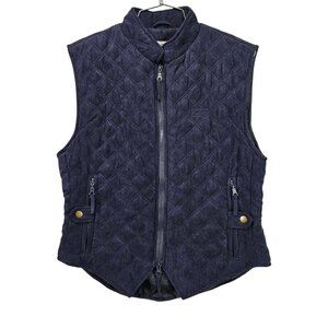 Intec Performance Gear Dover Quilted Equestrian Insulated Riding Blue Vests